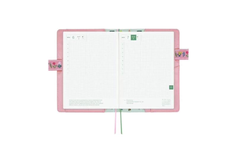Hobonichi Techo Cousin A5 Cover Yumi Kitagishi_ White Cat Village NOTEKA (6).jpg