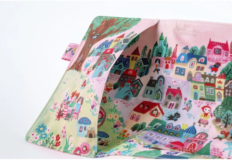 Hobonichi Techo Cousin A5 Cover Yumi Kitagishi_ White Cat Village NOTEKA (8).jpg