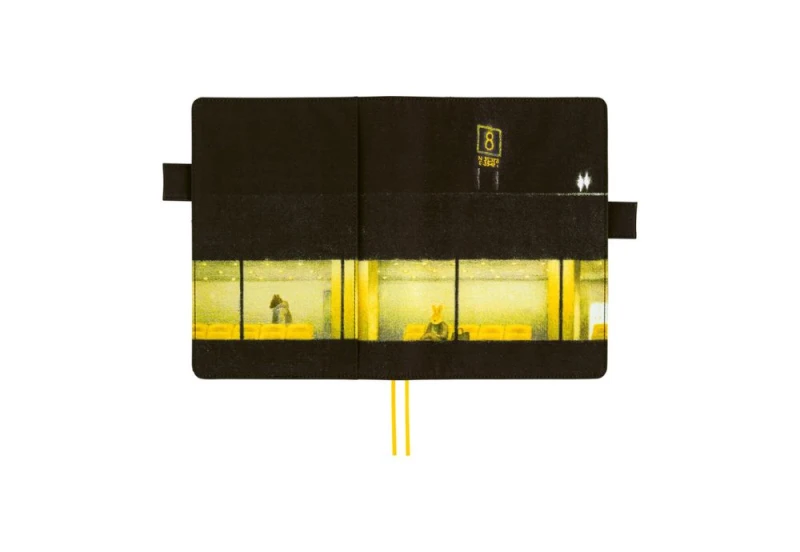 Hobonichi Techo Cousin A5 Cover Akiko Miyakoshi_ An Airport at Night NOTEKA (3).jpg