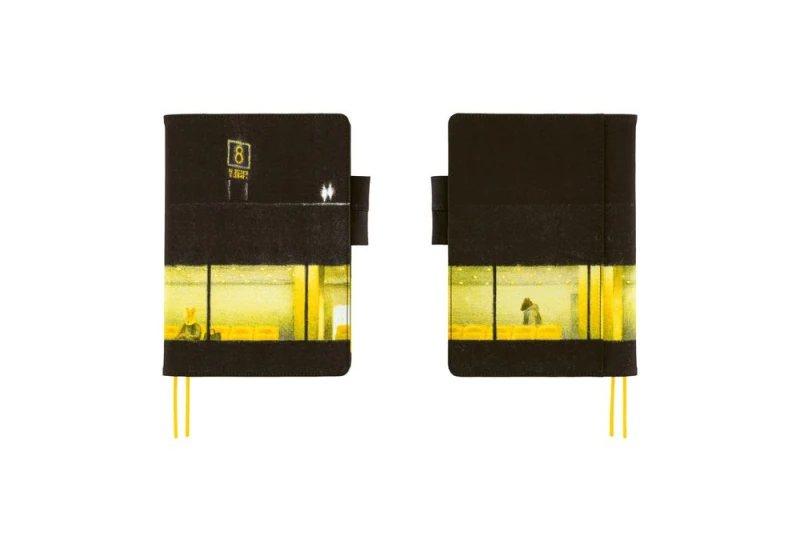 Hobonichi Techo Cousin A5 Cover Akiko Miyakoshi_ An Airport at Night NOTEKA (5).jpg