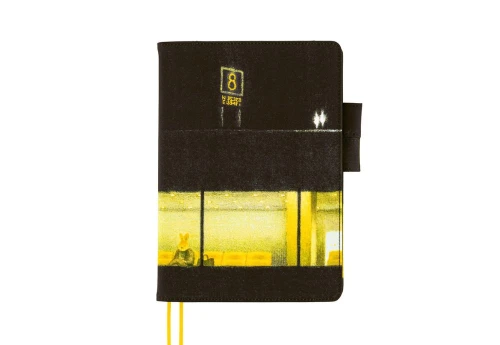 Hobonichi Techo Cousin A5 Cover: Akiko Miyakoshi: An Airport at Night - okładka