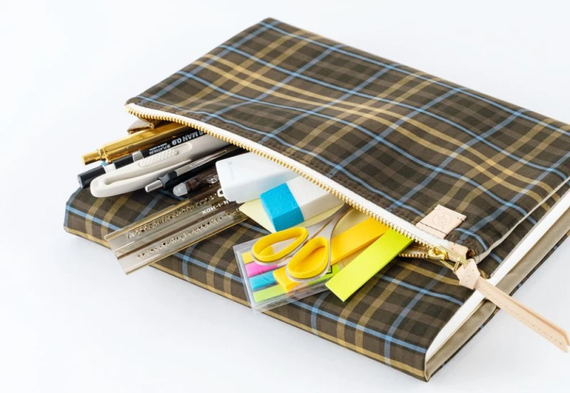 Hobonichi Techo Cousin A5 Cover Tragen_ Bitter Plaid NOTEKA (6).jpg