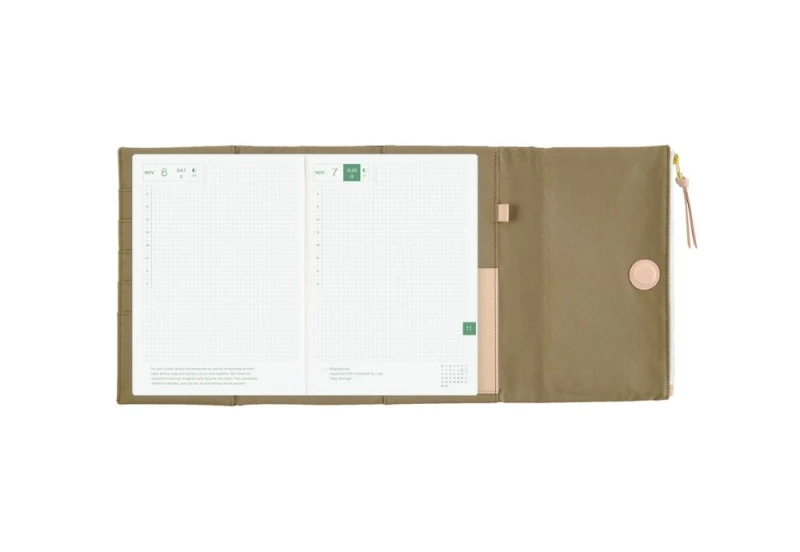 Hobonichi Techo Cousin A5 Cover Tragen_ Bitter Plaid NOTEKA (8).jpg