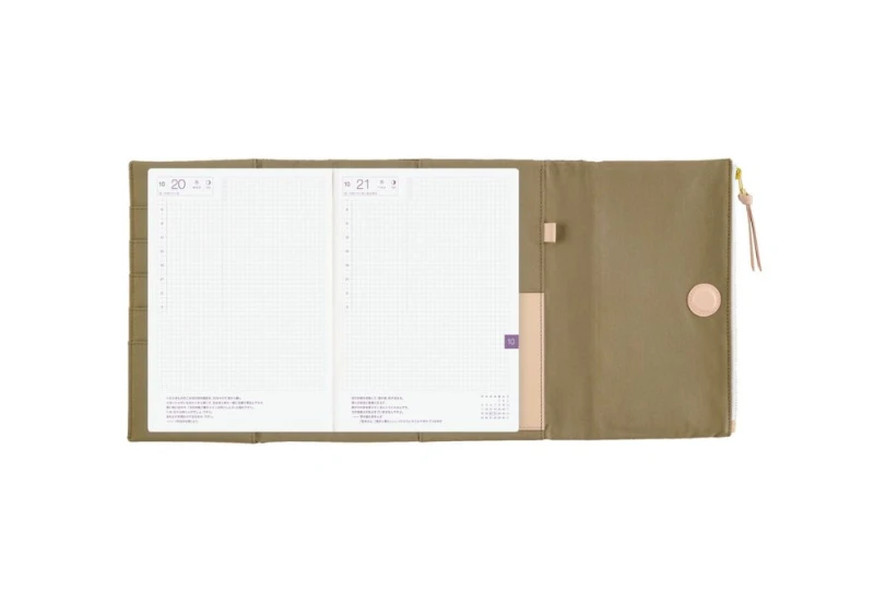 Hobonichi Techo Cousin A5 Cover Tragen_ Bitter Plaid NOTEKA (9).jpg