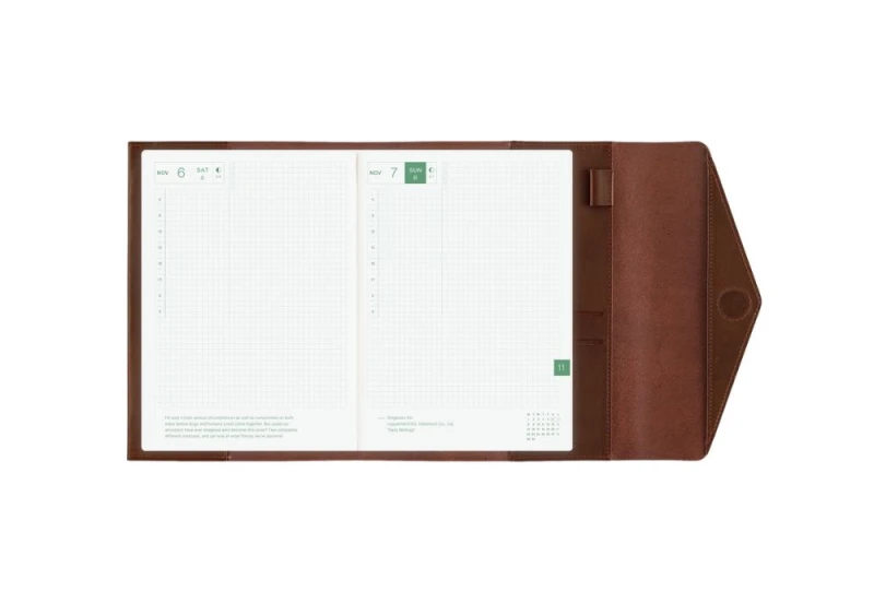 Hobonichi Techo Cousin A5 Cover Glow_ Chianti NOTEKA (7).jpg