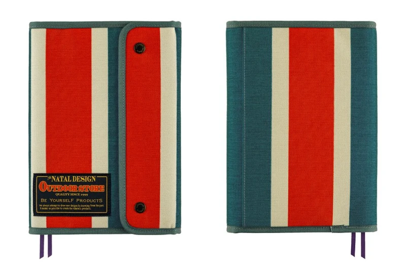 Hobonichi Techo Cousin A5 Cover Natal Design_ Hello New Day! (Retro Stripe) NOTEKA (5).jpg