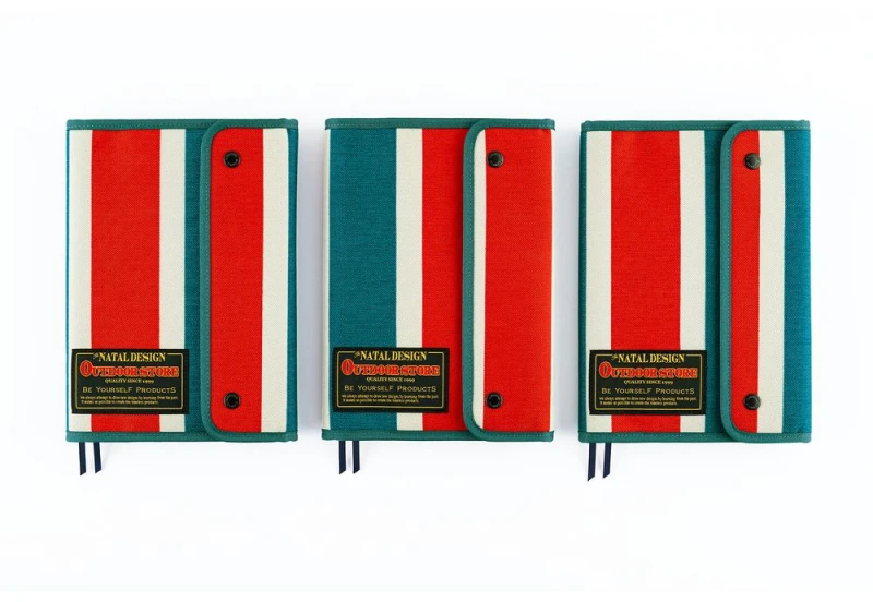 Hobonichi Techo Cousin A5 Cover Natal Design_ Hello New Day! (Retro Stripe) NOTEKA (6).jpg
