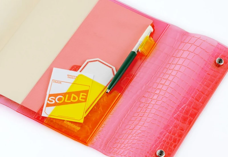 Hobonichi Techo Cousin A5 Cover_ beautiful people_ Nothing to Hide (Pink) NOTEKA (7).jpg