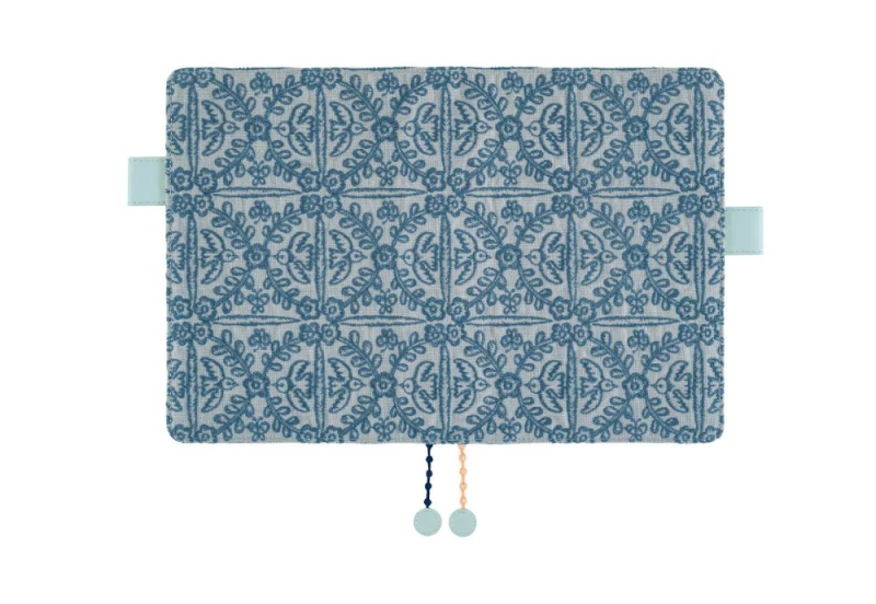 Hobonichi Techo Cousin A5 Cover mina perhonen_ felice (blue) NOTEKA (3).jpg