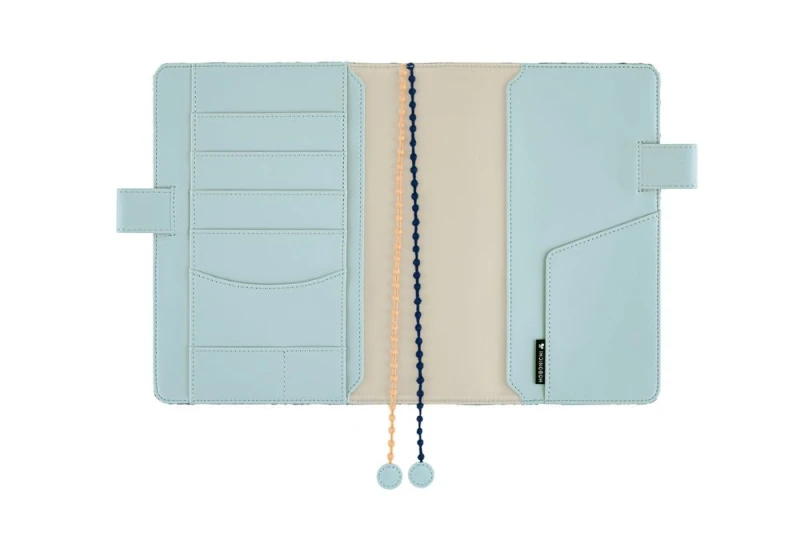 Hobonichi Techo Cousin A5 Cover mina perhonen_ felice (blue) NOTEKA (4).jpg