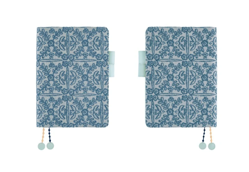 Hobonichi Techo Cousin A5 Cover mina perhonen_ felice (blue) NOTEKA (5).jpg