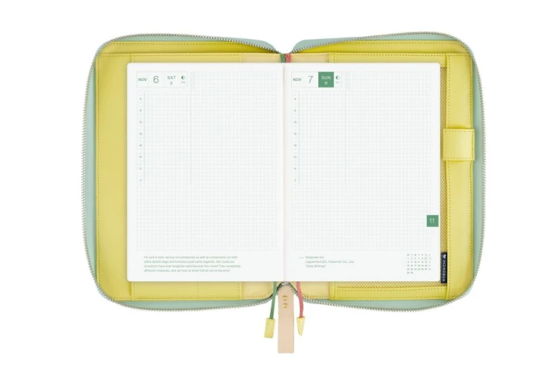 Hobonichi Techo Cousin A5 Cover mina perhonen_ glass flower (Pink Mix) NOTEKA (6).jpg