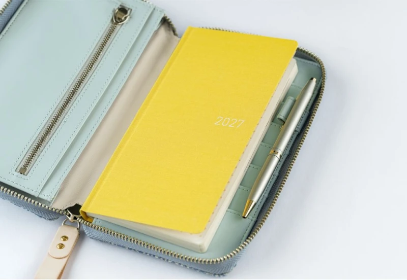 Hobonichi Techo Weeks Cover mina perhonen_ felice (Blue) - okładka NOTEKA (5).jpg