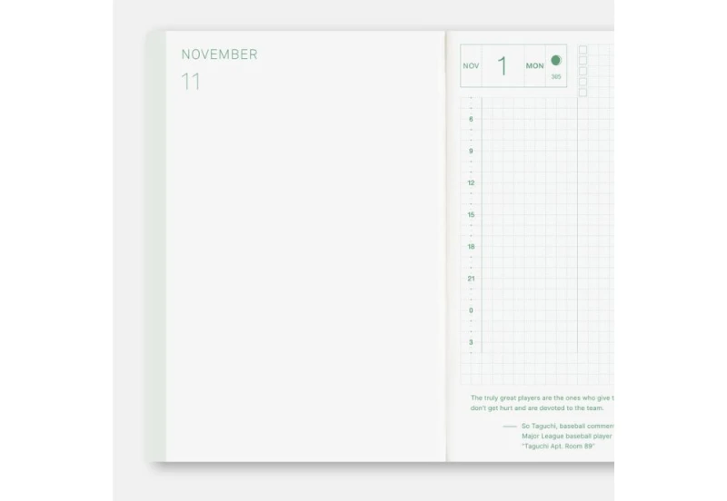 Hobonichi Techo Cousin A6 2027 - kalendarz dzienny ENG _ Jan Start _ Mon Start NOTEKA (3).jpg