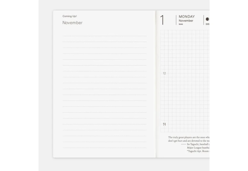 Hobonichi Techo Planner A6 2027 - kalendarz dzienny ENG _ Jan Start _ Mon Start (8).jpg