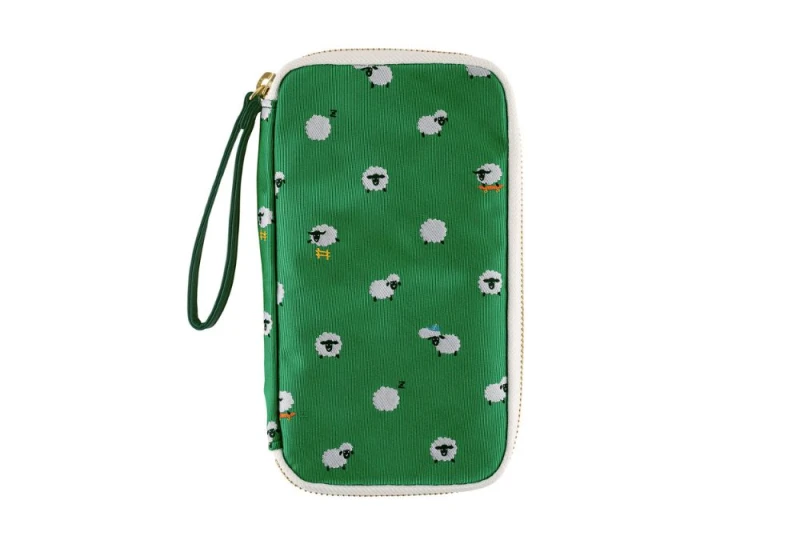 Hobonichi Techo Small Drawer Pouch (Bow & Tie_ Sheep Sheep Sheep).jpg