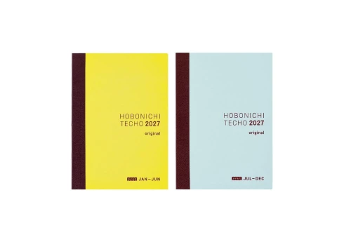 Hobonichi Techo Original Avec Books A6 2027 - kalendarz dzienny JP / Jan Start / Mon Start / 2 x 6 months