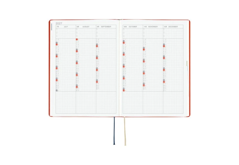 Hobonichi Techo HON A5 2027 Yumi Kitagishi_ White Cat and Rabbit’s Tea Room NOTEKA (8).jpg