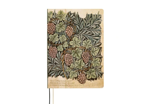 Hobonichi Techo HON A5 2027 V&A Series: Vine - kalendarz dzienny ENG / Jan Start / Mon Start