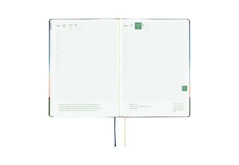 Hobonichi Techo HON A5 2027 Hiroko Kubota_ String Telephone Until the Moon is Full NOTEKA (6).jpg