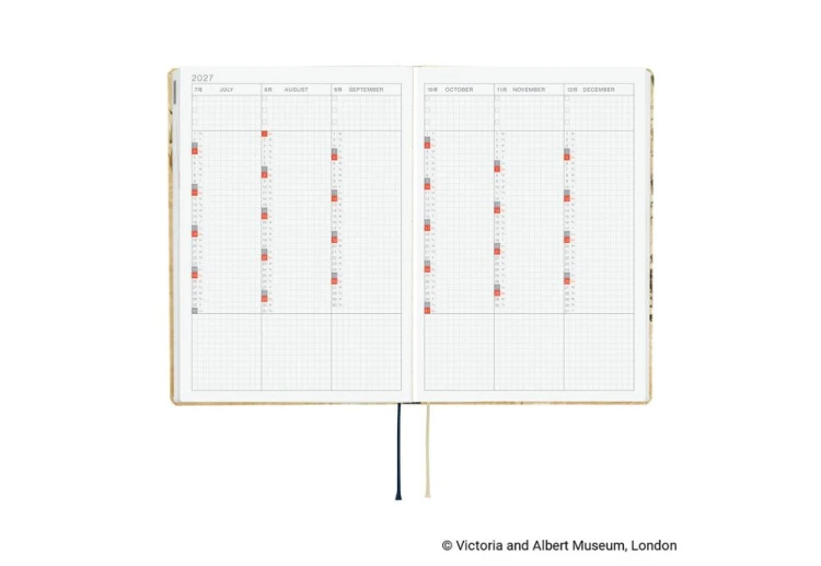 Hobonichi Techo HON 2027 V&A Series_ Vine NOTEKA (6).jpg