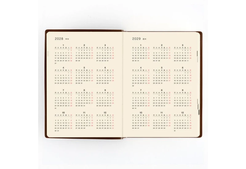 Hobonichi 5-Year Techo 2027-2031 - dziennik 5-letni JPN noteka (5).jpg