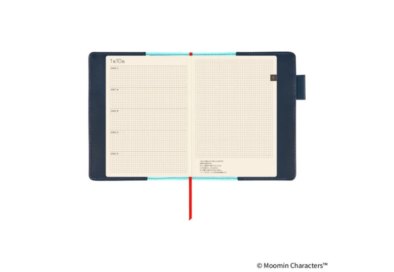 Hobonichi 5-Year Techo Moomin_ Written Memories - skórzana okładka NOTEKA (3).jpg