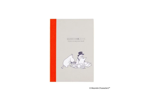 Hobonichi Techo Hobonichi Graph Notebook A6 - Moomin - Notatnik w kratkę
