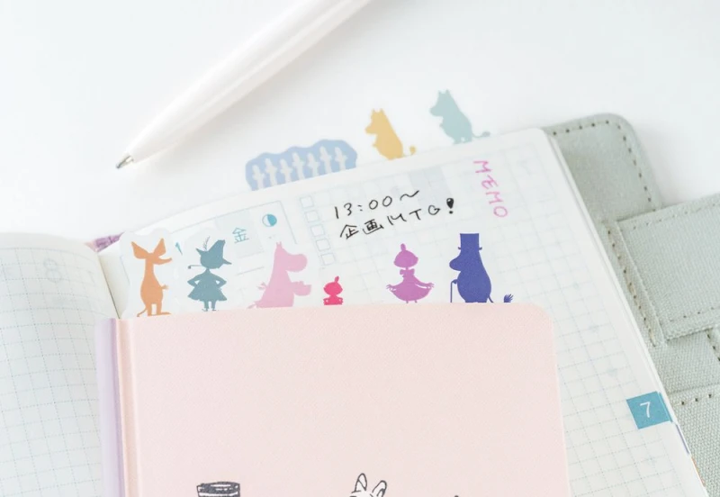 Hobonichi Techo Index Sticky Notes (Friends of Moominvalley) - naklejki indeksujące Moomin noteka (2).jpg