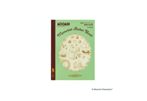 Hobonichi Techo Moomin_ Foil-Stamped Clear Stickers noteka.jpg