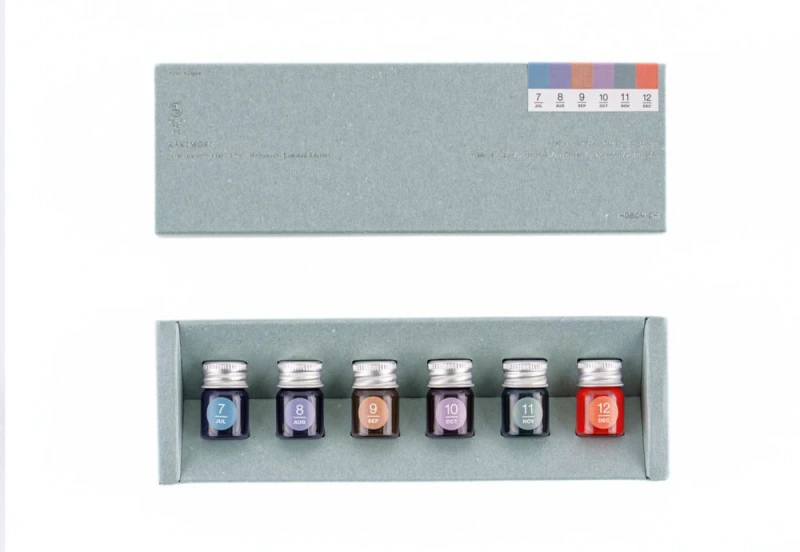 Hobonichi Techo Kakimori Ink Set Jul-Dec Tsuki No iro (2).jpg