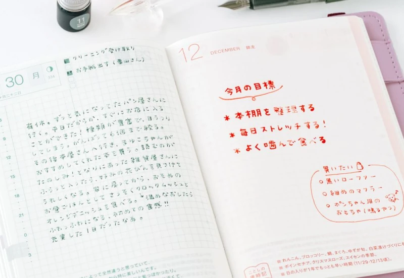 Hobonichi Techo Kakimori Ink Set Jul-Dec Tsuki No iro (4).jpg