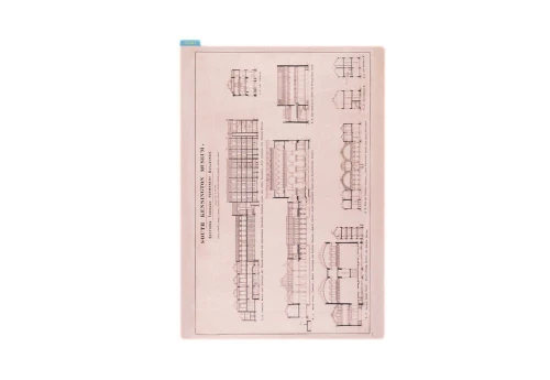 Hobonichi Techo Pencil Board A5 (V&A Series: Architectural Drawing) - podkładka do pisania
