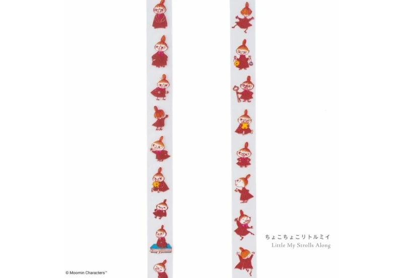 Plus x Hobonichi_ Deco Rush - Little My Strolls Along - taśma w dyspenserze NOTEKA (2).jpg