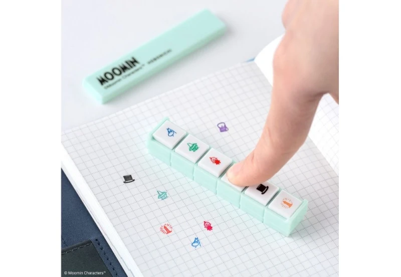 KODOMO NO KAO x Hobonichi Pochitto6 Pieczątka Push-Button Stamp - Moomin NOTEKA (4).jpg