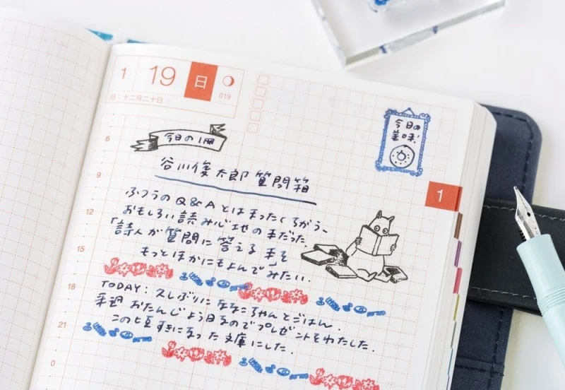 Hobonichi Clear Stamp Zestaw Przezroczystych Stempli - Moomin noteka (4).jpg