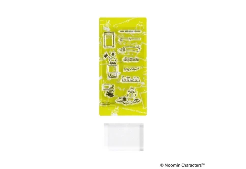 Hobonichi Clear Stamp Zestaw Przezroczystych Stempli - Moomin (Frame)