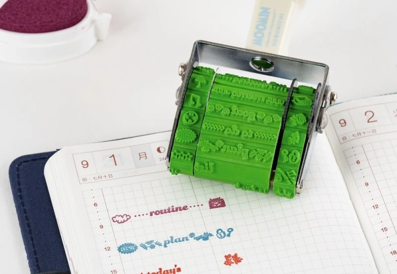 Sanby x Hobonichi Rotating Stamp for the Techo Moomin NOTEKA (7).jpg
