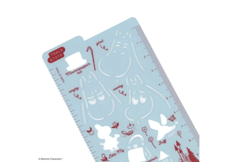 Hobonichi Techo Szablon Stencil Moomin - muminki NOTEKA (3).jpg