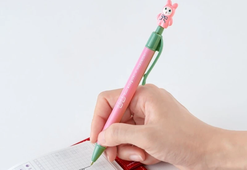 Hobonichi Techo Yumi Kitagishi_ Ballpoint Pen White Cat Bunny NOTEKA (4).jpg