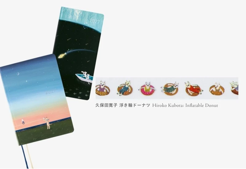 Plus x Hobonichi_ Deco Rush (Hiroko Kubota_ Inflatable Donut) taśma NOTEKA (2).jpg
