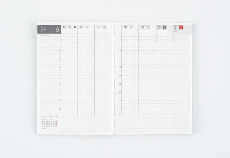 Hobonichi Techo Weekly Calendar A6 2027 noteka (3).jpg
