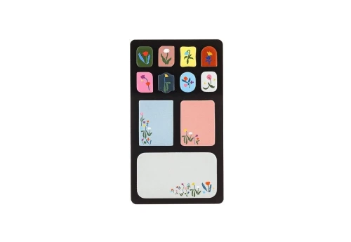Hobonichi Techo Sticky Notes: Yoshie Watanabe: Petit Bloom - samoprzylepne karteczki