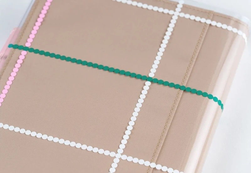 Hobonichi Techo Yoshie Watanabe_ Cover on Cover A5 (Dotted Plaid) noteka (4).jpg