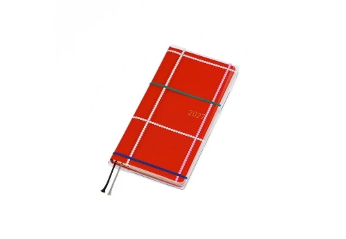 Hobonichi Techo Yoshie Watanabe: Clear Cover for Weeks (Dotted Plaid) - okładka PVC