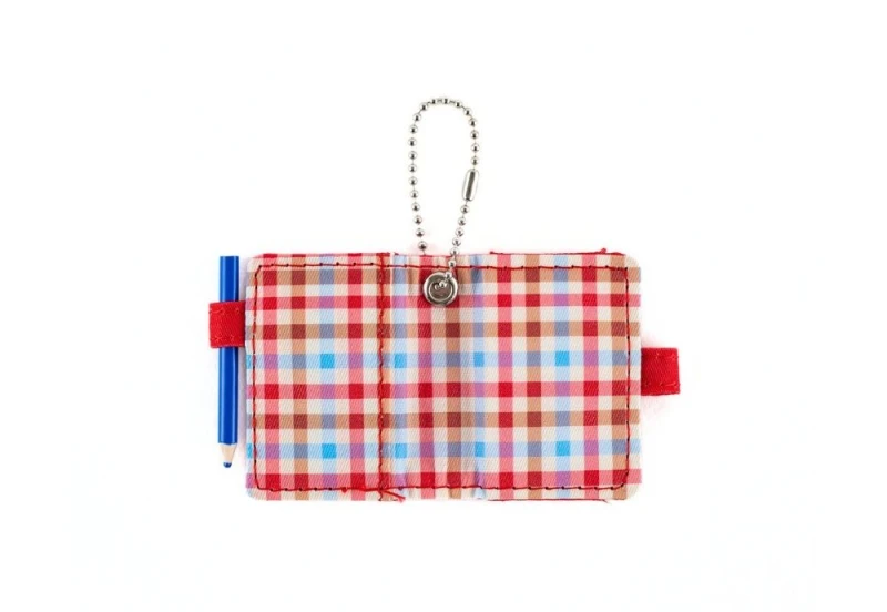 Hobonichi Techo Mini Keychain Bright Plaid - breloczek noteka (4).jpg