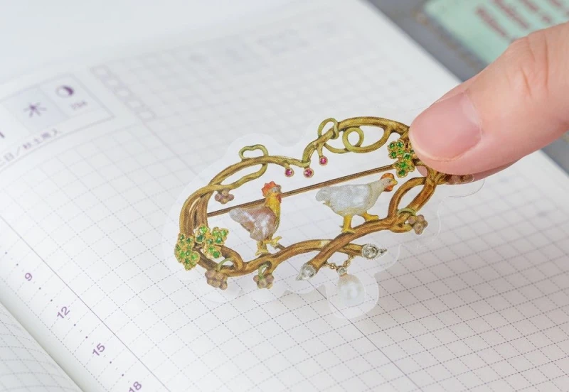 Hobonichi Techo V&A Series_ Almost Actual-Size Jewellery Stickers noteka (5).jpg