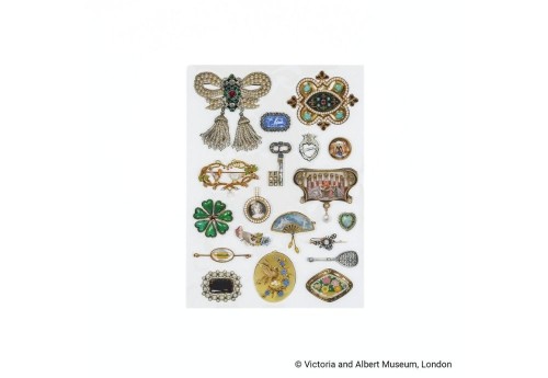 Hobonichi Techo V&A Series_ Almost Actual-Size Jewellery Stickers noteka.jpg
