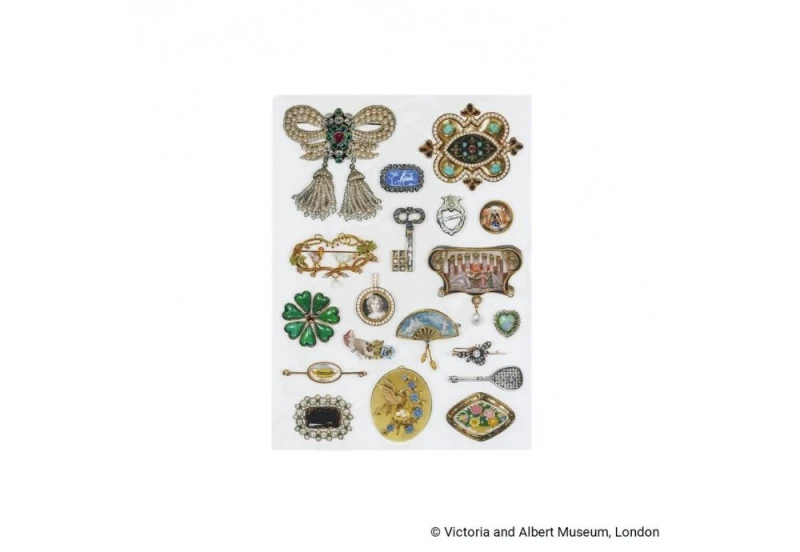 Hobonichi Techo V&A Series_ Almost Actual-Size Jewellery Stickers noteka.jpg