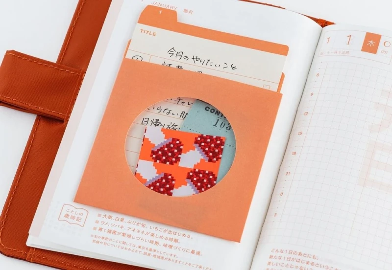 Hobonichi Techo TSUKI no IRO 12 Month Index Pockets noteka (9).jpg
